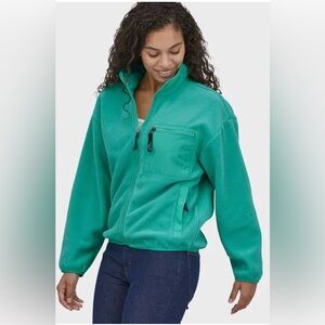 Patagonia Full Zip Medium Synchilla Fleece Jacket in Teal